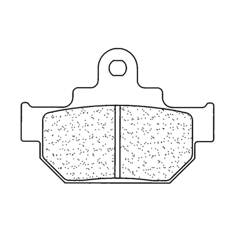 CL PLAQUETTES DE FREIN MÉTAL FRITTÉ ROUTE - 2386A3+