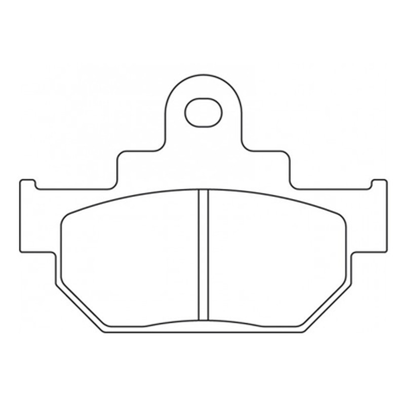 CL PLAQUETTES DE FREIN MÉTAL FRITTÉ ROUTE - 2387S4