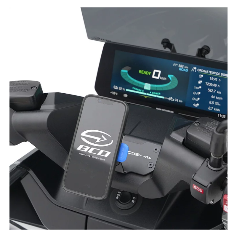 BCD SUPPORT TELEPHONE POUR BMW CE04 (2022+) - QUADLOCK® - STAGE 1