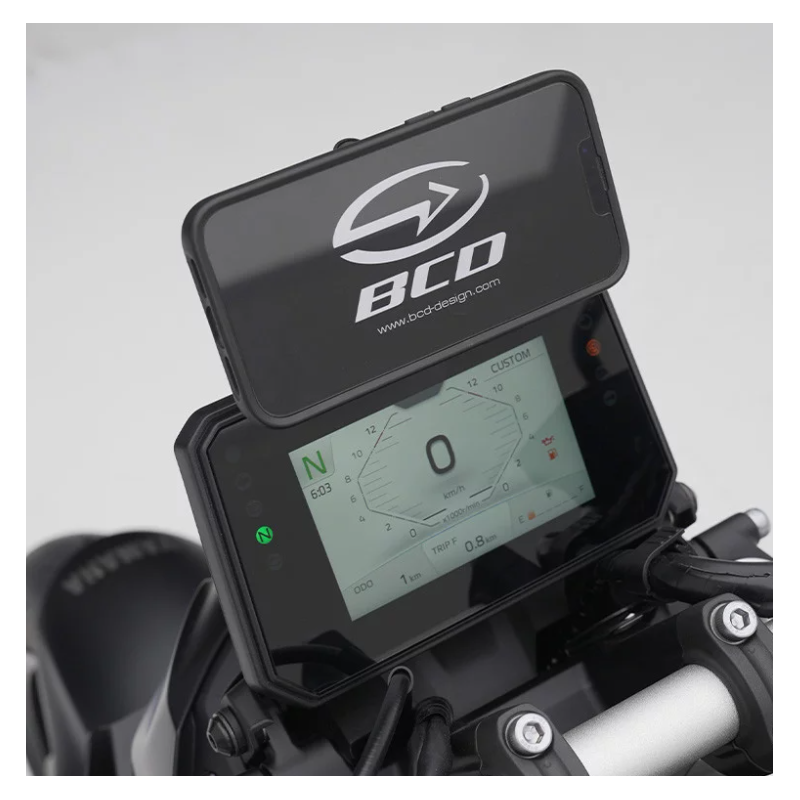 BCD SUPPORT TELEPHONE POUR YAMAHA MT-07 (2025+) - QUADLOCK® - STAGE 1