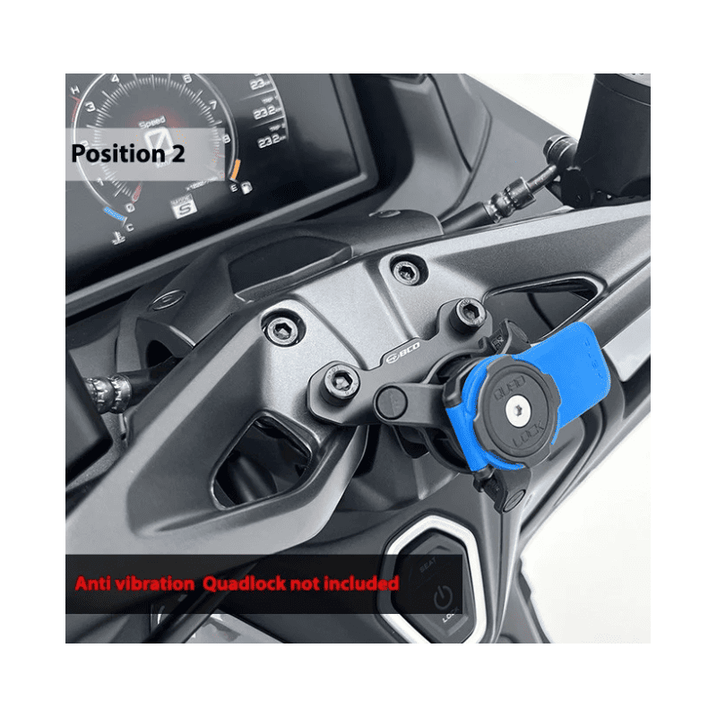BCD SUPPORT TELEPHONE POUR YAMAHA TMAX 560 (2022+) - QUADLOCK® - STAGE 2