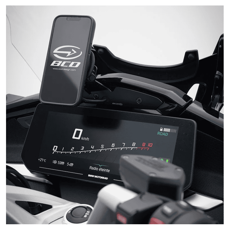 BCD SUPPORT TELEPHONE POUR BMW K1600 GT (2022-2025) - QUADLOCK® - STAGE 2