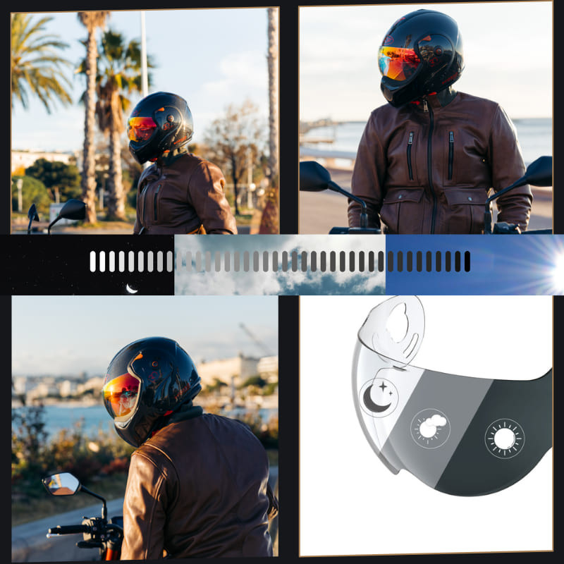 ROOF ECRAN PHOTOCHROMIQUE IRIDIUM POUR RO9 BOXXER / BOXXER 2 / ROADSTER