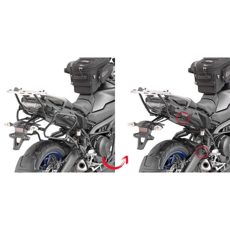 GIVI SUP. VALISES MONOKEY YAMAHA MT09 TRACER 18 (PLXR2139)