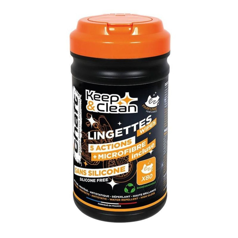 KEEP&CLEAN 80 LINGETTES 5 ACTIONS