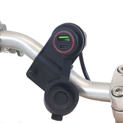 CHAFT CHARGEUR USB QC3.0 + USB TYPE C