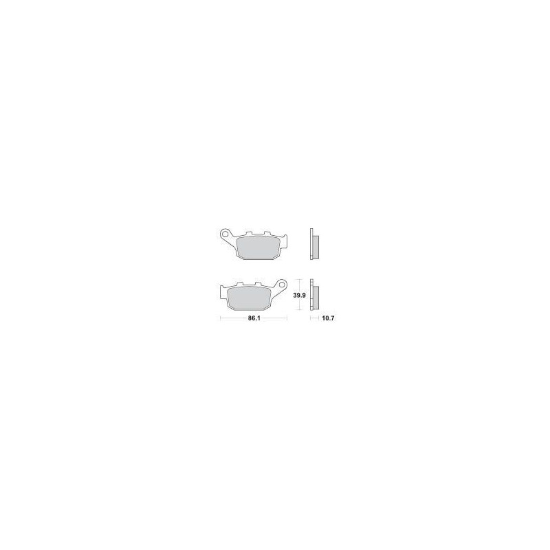 BREMBO PLAQUETTE POUR CR125/500 AR/XR600 AR/XR650R AR 00 HO25/M2 SINT