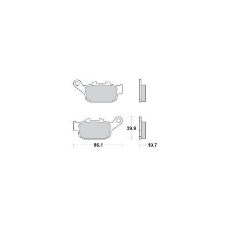 BREMBO PLAQUETTE POUR CR125/500 AR/XR600 AR/XR650R AR 00 HO25/M2 SINT