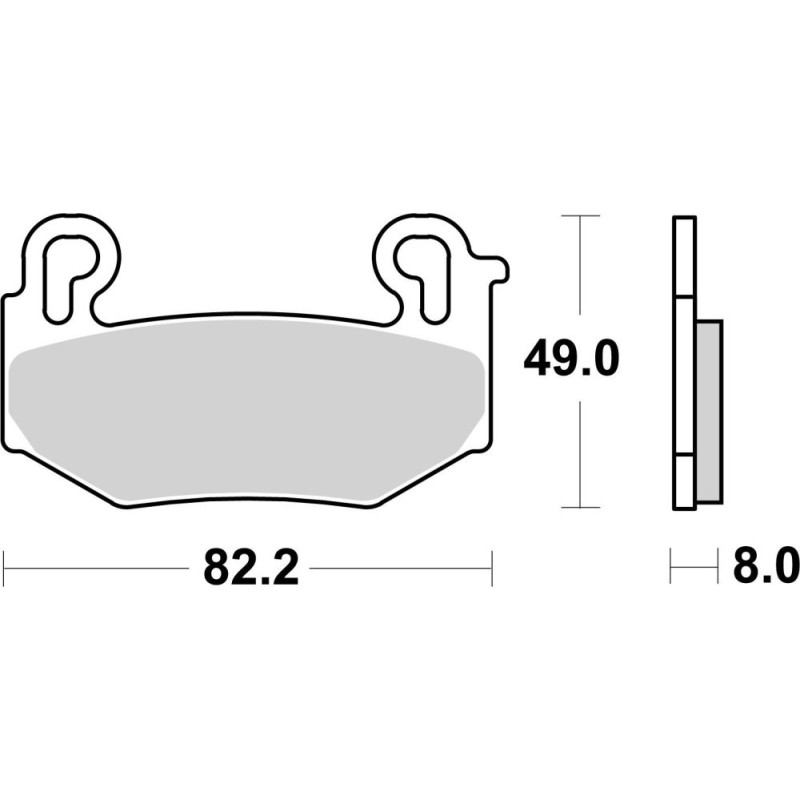 BREMBO PLAQUETTE AVT SINTER ORIGINE BMW R1300 GS 23 -