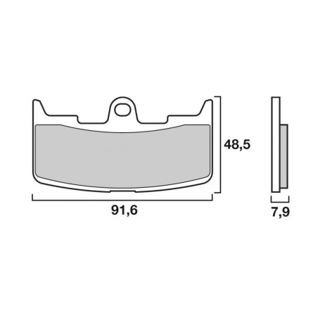 BREMBO PLAQUETTE LOOCKEED TRIUMPH/DUCATI   LK01