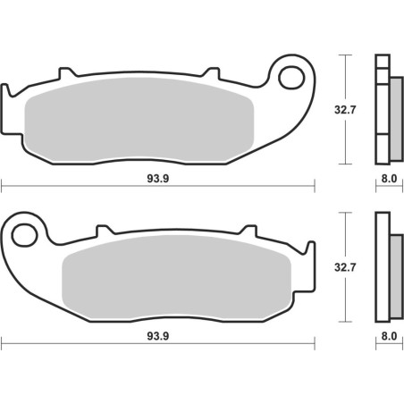 BREMBO PLAQUETTE QUAD ADLY /CPI/QUADZILLA  06/07