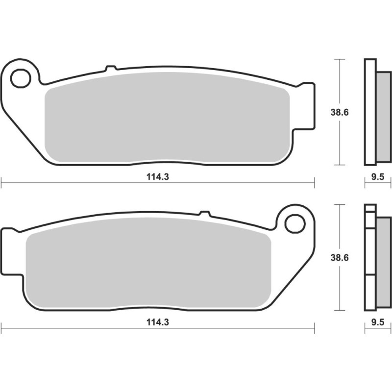 BREMBO PLAQUETTE INDIAN 1130 SCOUT 2015- PLAQ AVT