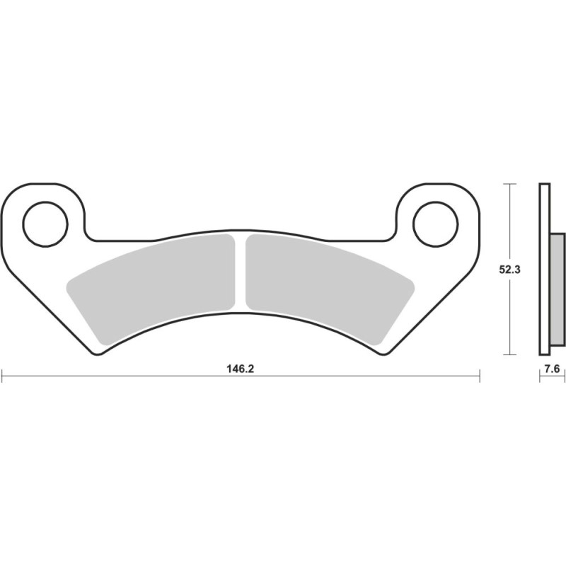 BREMBO PLAQUETTE AVT GAS GAS 125/250 TXT PRO RACING