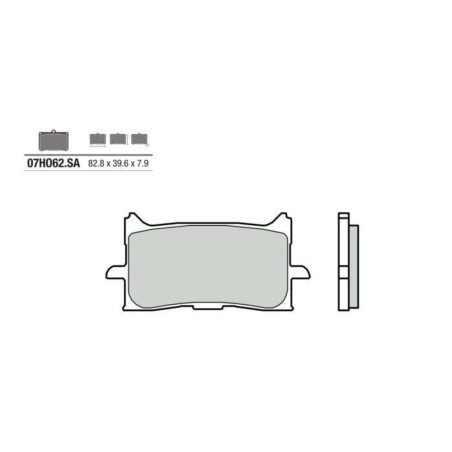 BREMBO PLAQUETTE AR HONDA 125 MSX/250 CRF L 2014