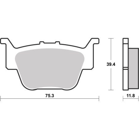 BREMBO PLAQUETTE AVANT QUAD HONDA 1000 PIONEER/TALON R-X 16-