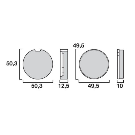 BREMBO PLAQUETTE SINTER EVOLUTION SC  KAWASAKI Z 400 19-