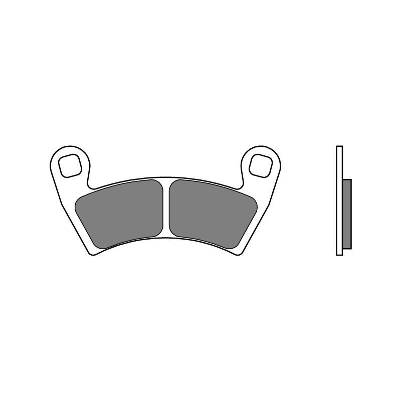 BREMBO PLAQUETTE CROSS AVT QUAD POLARIS 450 OUTLAW MXR 09- /..