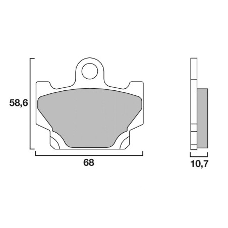 BREMBO PLAQUETTE AVANT YAMAHA FJR 1300 ABS 06-
