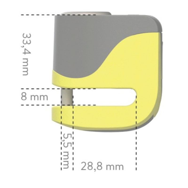 AUVRAY BLOQUE DISQUE ALARME B-LOCK 06 MINI