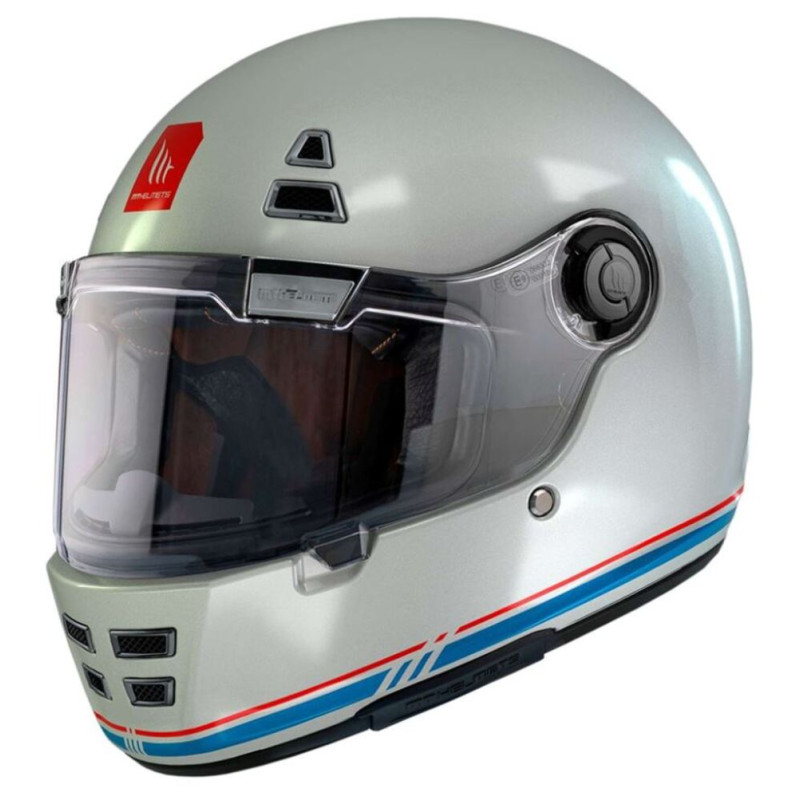 MT HELMETS JARAMA SV SOLID A7 GLOSS - BLANC