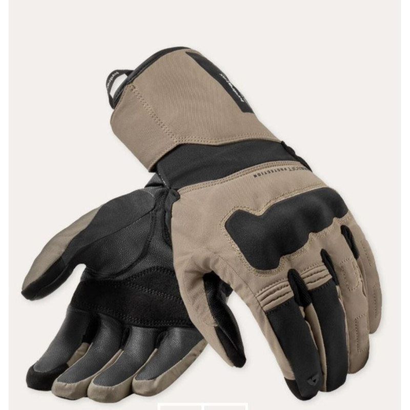 REV'IT GANTS CONVERGENT H2O - NOIR/BEIGE
