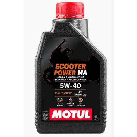 MOTUL SCOOTER POWER 4T 5W40 MA - 1L