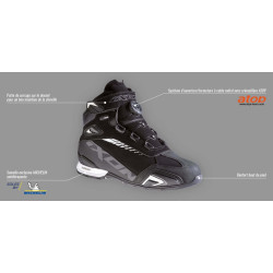 IXON BASKET BULL WP LADY NOIR BLANC