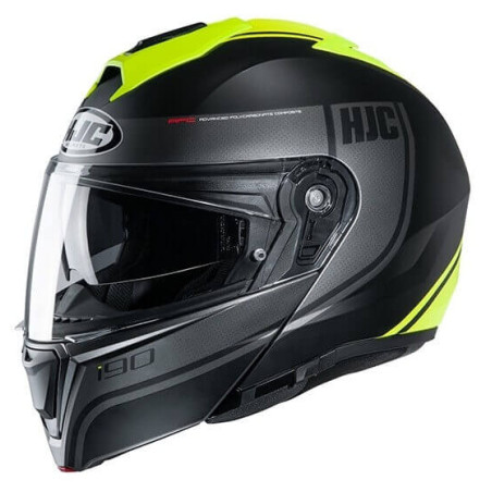 Casque Moto Modulable HJC C91N NEPOS - Écran Solaire Intégré, Ventilation ACS - Norme ECE 22.06 - Taille L