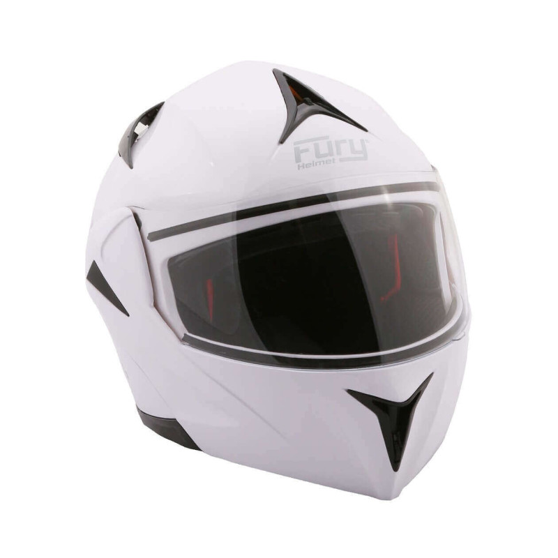 FURY CASQUE MODULABLE DARK BLANC