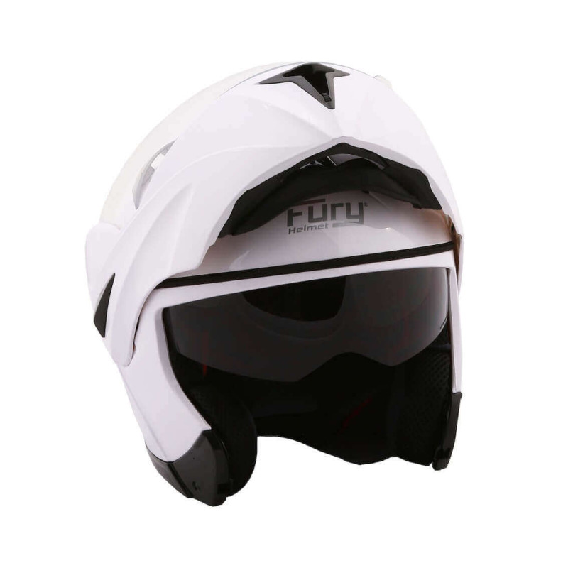 FURY CASQUE MODULABLE DARK BLANC