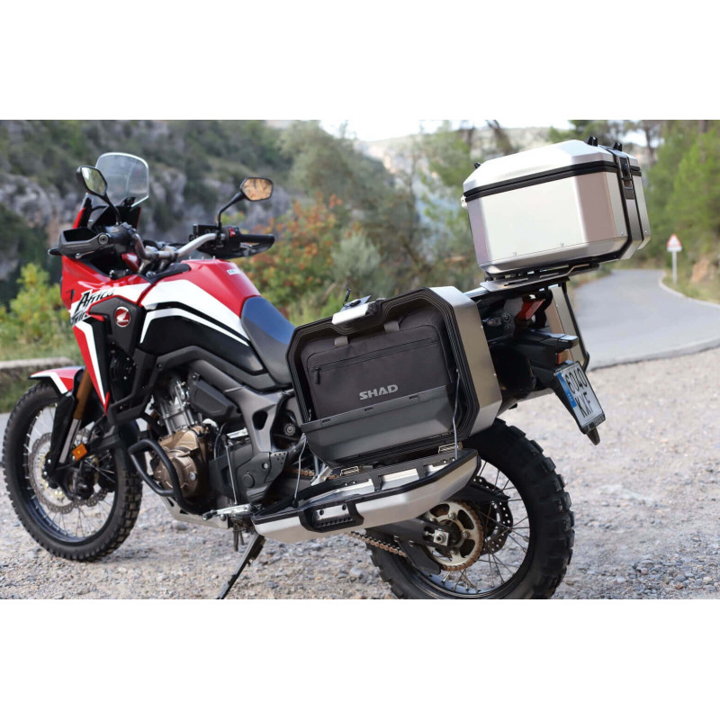 SHAD VALISE GAUCHE TR36L TERRA ALUMINIUM