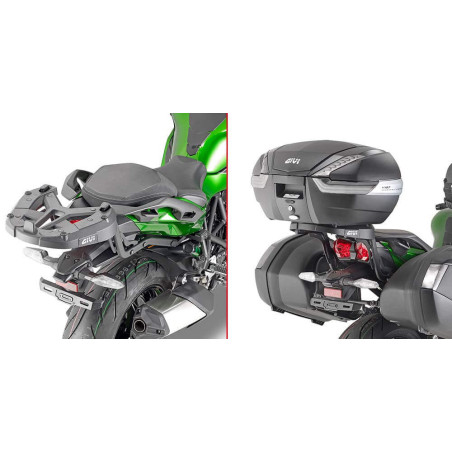 GIVI SUPPORT TOP CASE MONOKEY OU MONOLOCK KAWASAKI NINJA H2 SX (4123FZ)