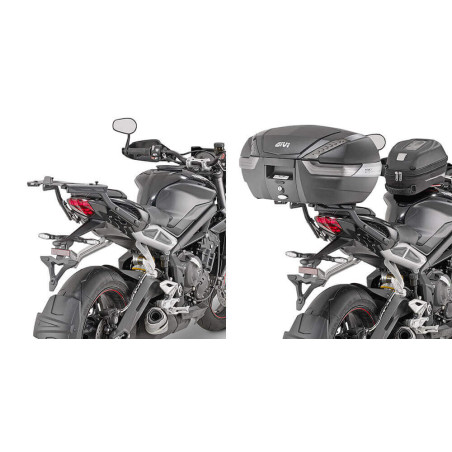 GIVI SUPPORT TOP CASE MONOKEY OU MONOLOCK TRIUMPH STREET TRIPLE 765 17/18 (6412FZ)