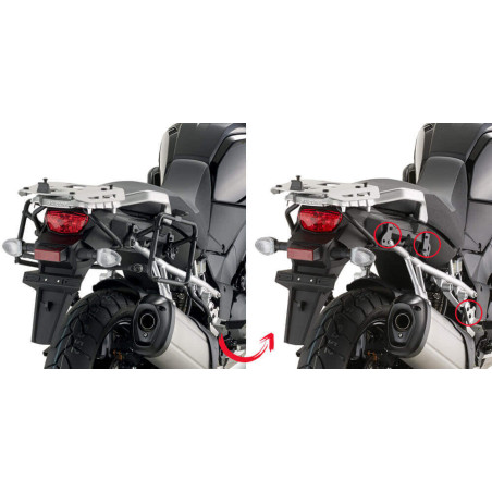 GIVI SUP. VALISES MONOKEY SUZUKI DL 1000 14 (PLR3105)
