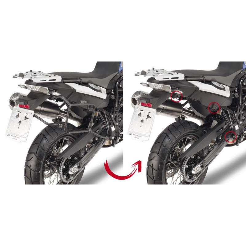 GIVI SUP. VALISES MONOKEY BMW F650/700/800GS (PLR5103)