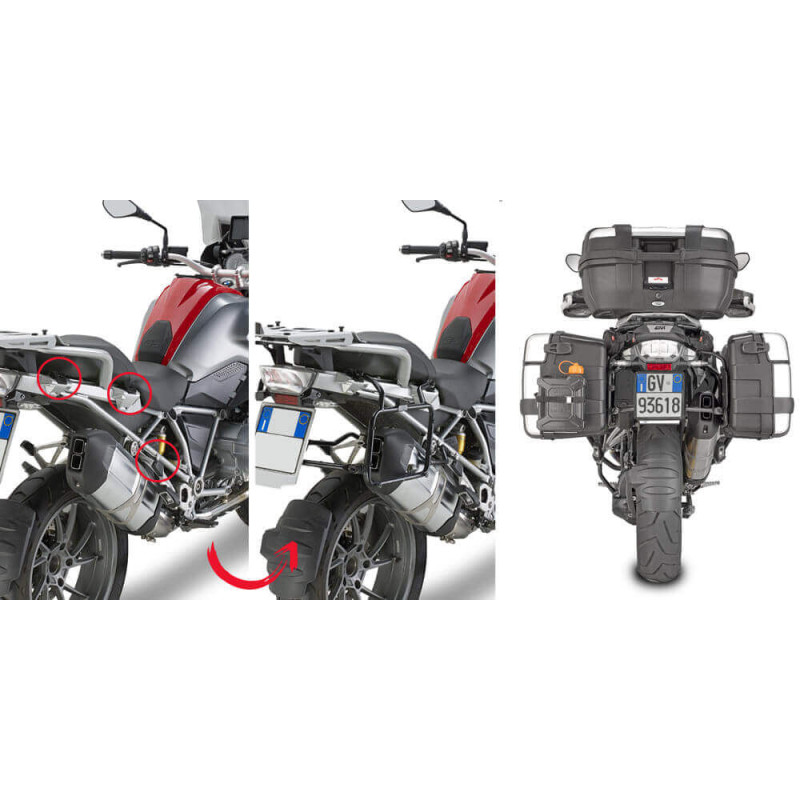 GIVI SUP. VALISES MONOKEY BMW R 1200/1250/1250ADV GS LC (PLR5108)