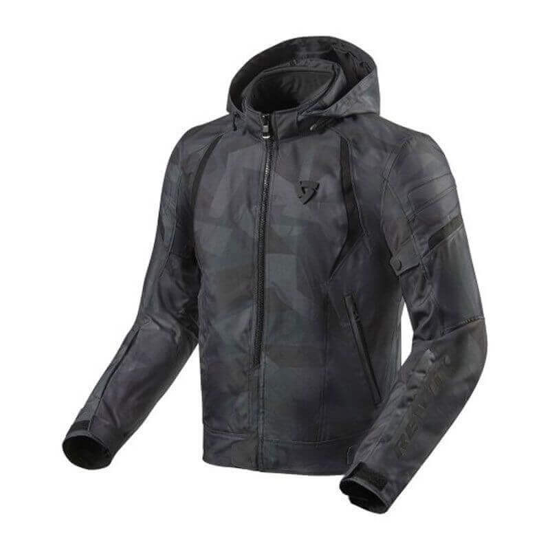 REV'IT VESTE FLARE 2 CAMO NOIR-GRIS