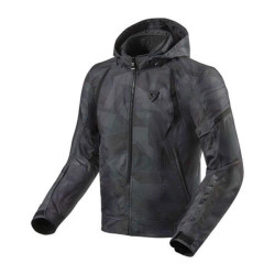 REV'IT VESTE FLARE 2 CAMO NOIR-GRIS