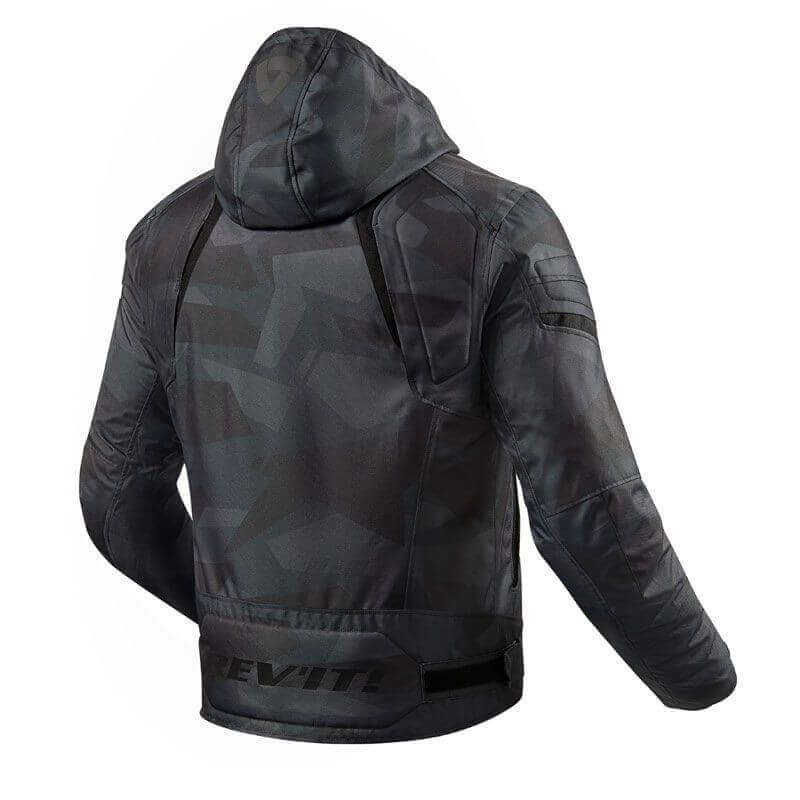 REV'IT VESTE FLARE 2 CAMO NOIR-GRIS