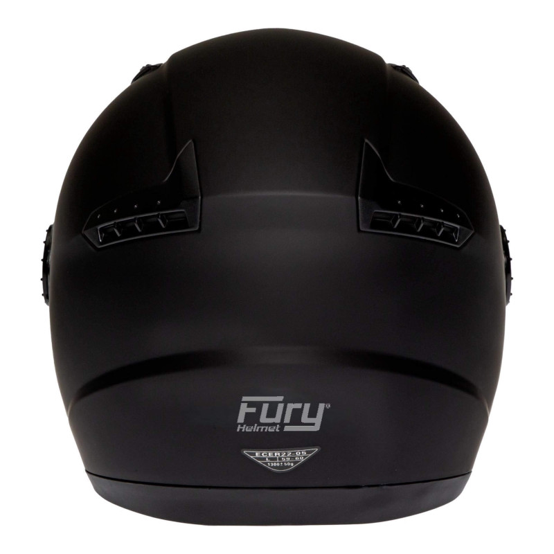 FURY CASQUE JET ANGEL NOIR AVEC VISIÈRE MIROIR BLEU