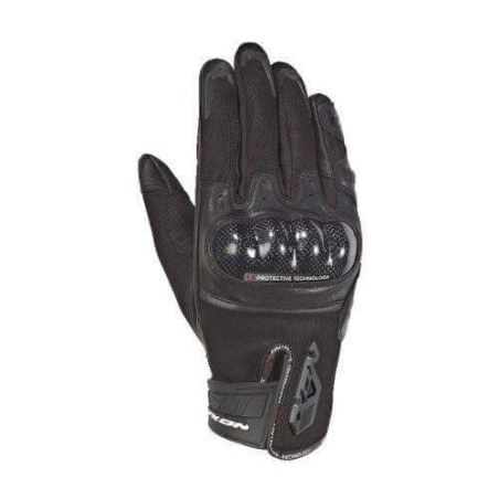 IXON RS RISE AIR GANT ETE TEXTILE/CUIR H NOIR