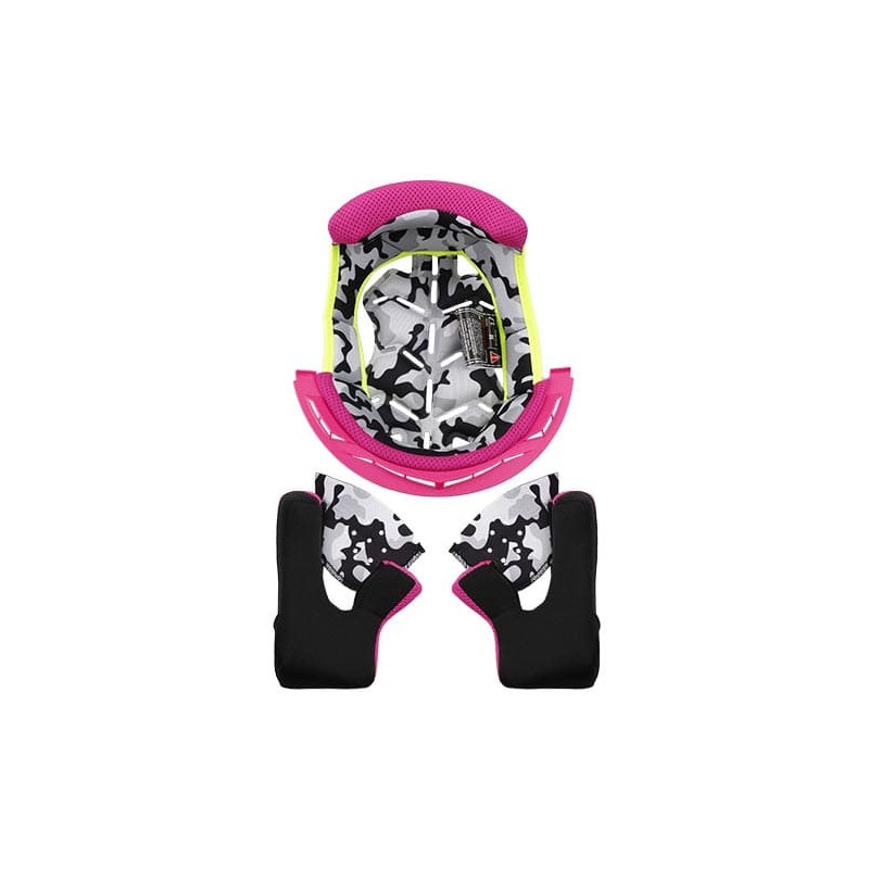 LS2 KIT COIFFE ET JOUES VIOLET MX437 FAST EVO
