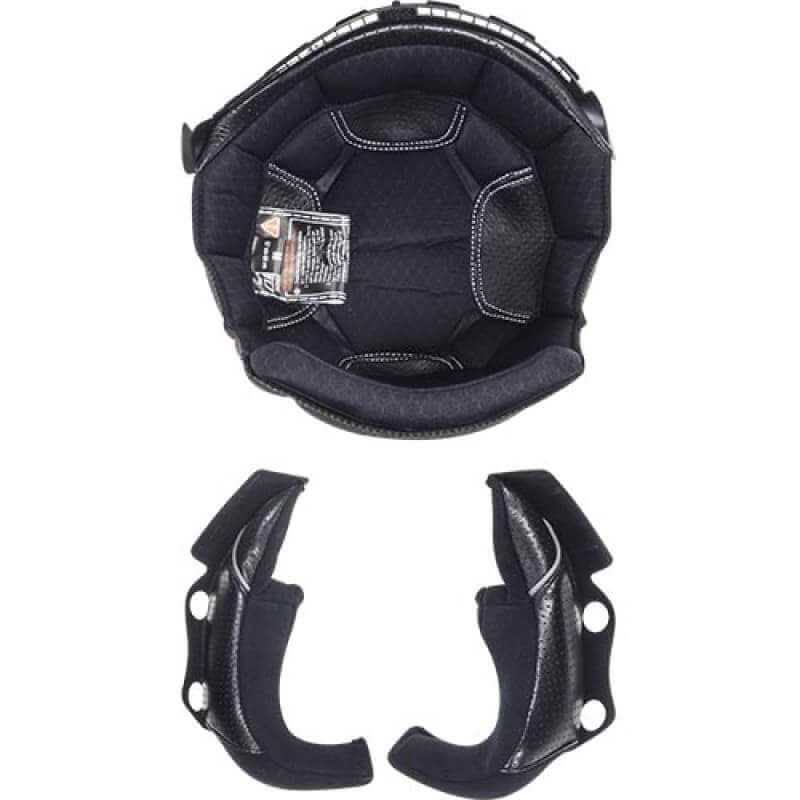 LS2 KIT COIFFE ET JOUES CARBON OF601 BOB