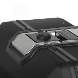 SHAD VALISE GAUCHE TR36L TERRA ALUMINIUM BLACK EDITION