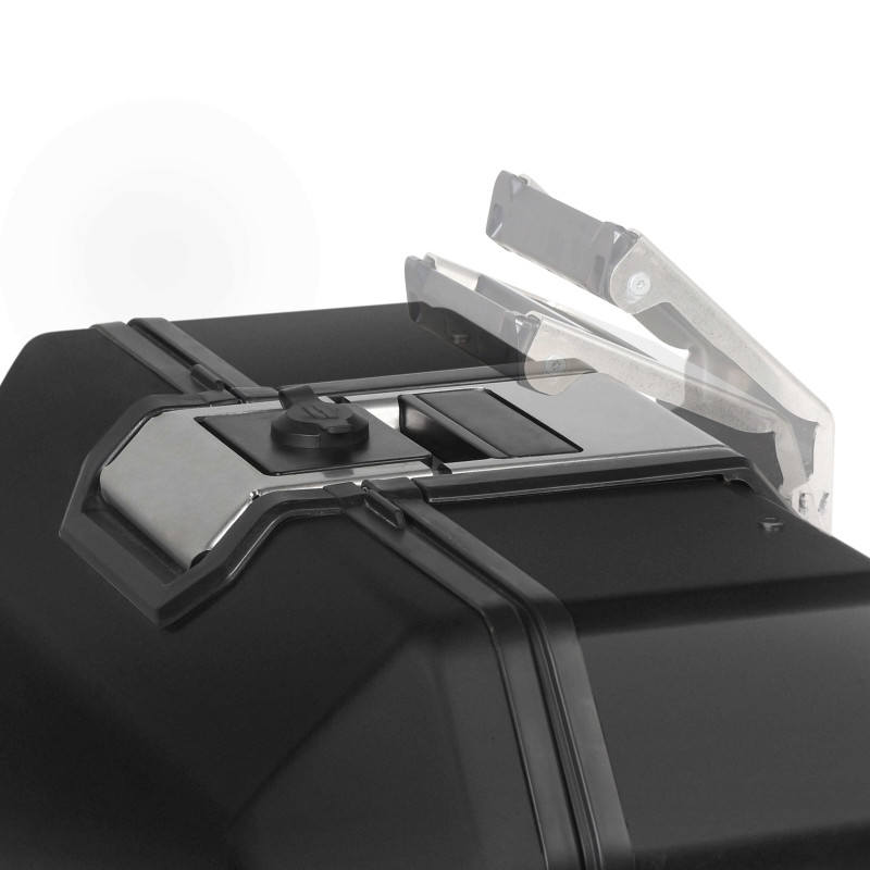 SHAD VALISE GAUCHE TR36L TERRA ALUMINIUM BLACK EDITION