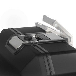 SHAD VALISE GAUCHE TR36L TERRA ALUMINIUM BLACK EDITION