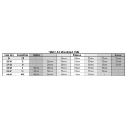ARAI KIT JOUES FCS POUR TOUR-X 4