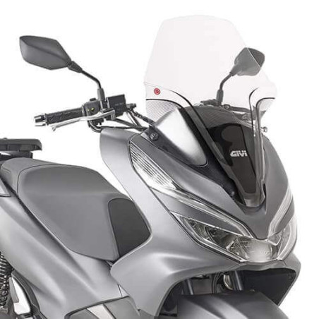 GIVI PARE BRISE INCOLORE 60CM HONDA PCX 125 '18 A 20 SANS FIXATION (1129DT)