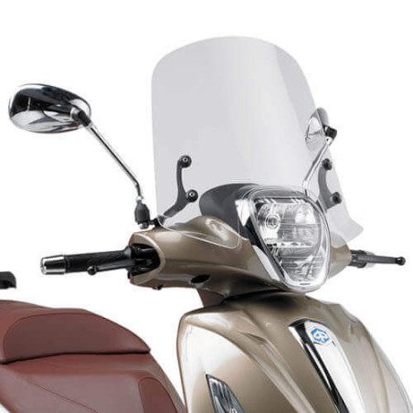 GIVI PARE BRISE PIAGGIO BEVERLY 125/300/350IE '10 A 20 SANS FIXATION (357A)
