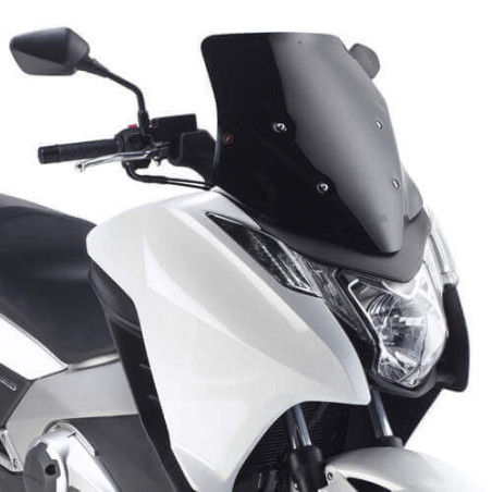 GIVI BULLE SPORT NOIR VERNI HONDA INTEGRA 700/750 '12 A 20 (D1109B)